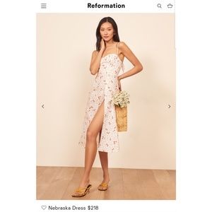 Bnwt Reformation Nebraska Dress